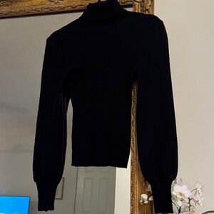 Fashion Nova Classic Black Turtleneck Sweater